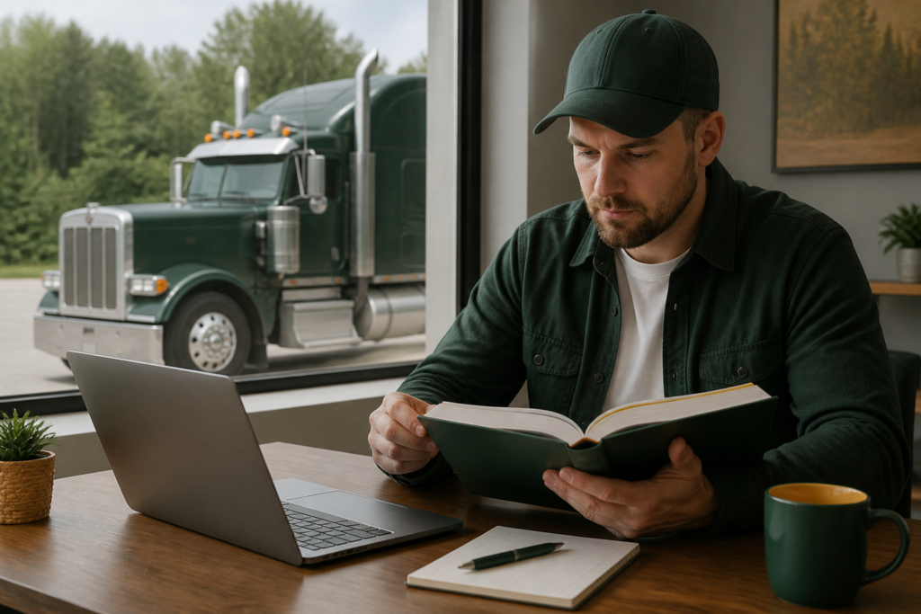 How to Use Your State CDL Manual Alongside Online Practice Tests